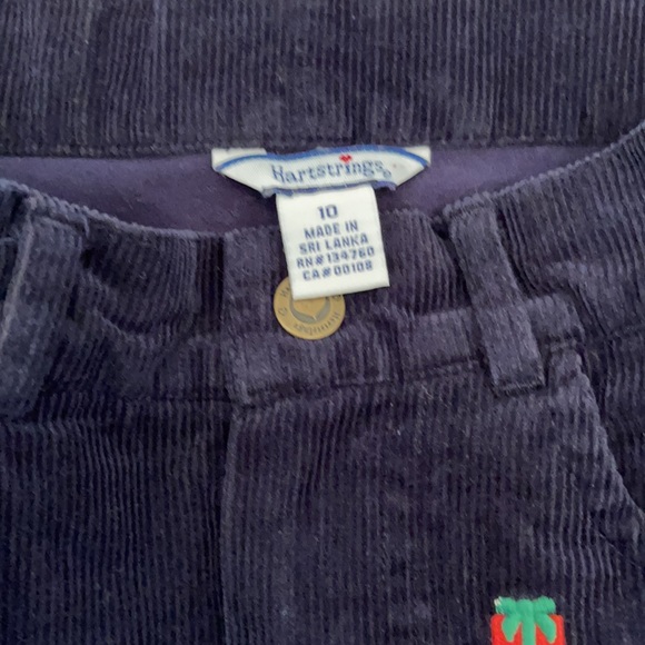 Navy corduroy Christmas skirt, NS home - Picture 2 of 4